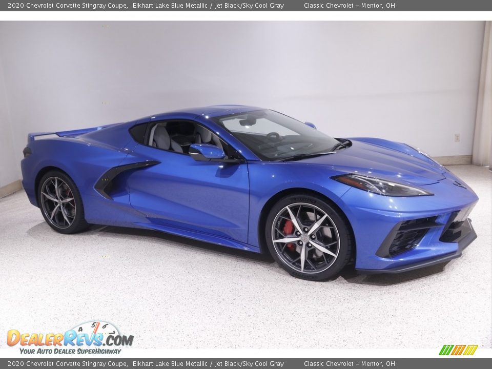 Elkhart Lake Blue Metallic 2020 Chevrolet Corvette Stingray Coupe Photo #1