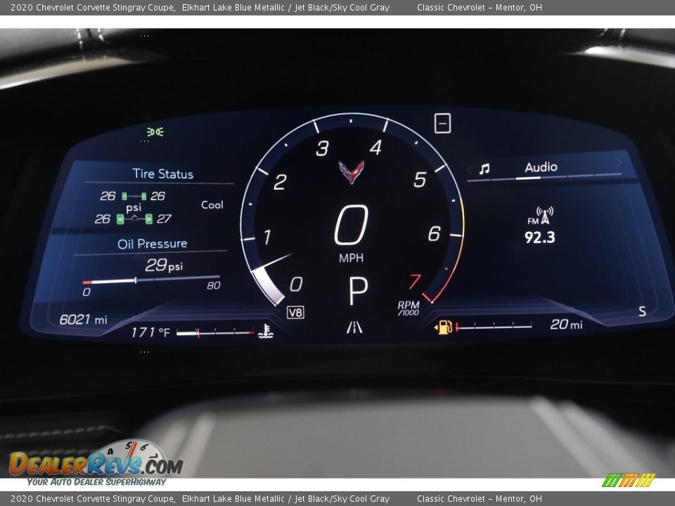 2020 Chevrolet Corvette Stingray Coupe Gauges Photo #10