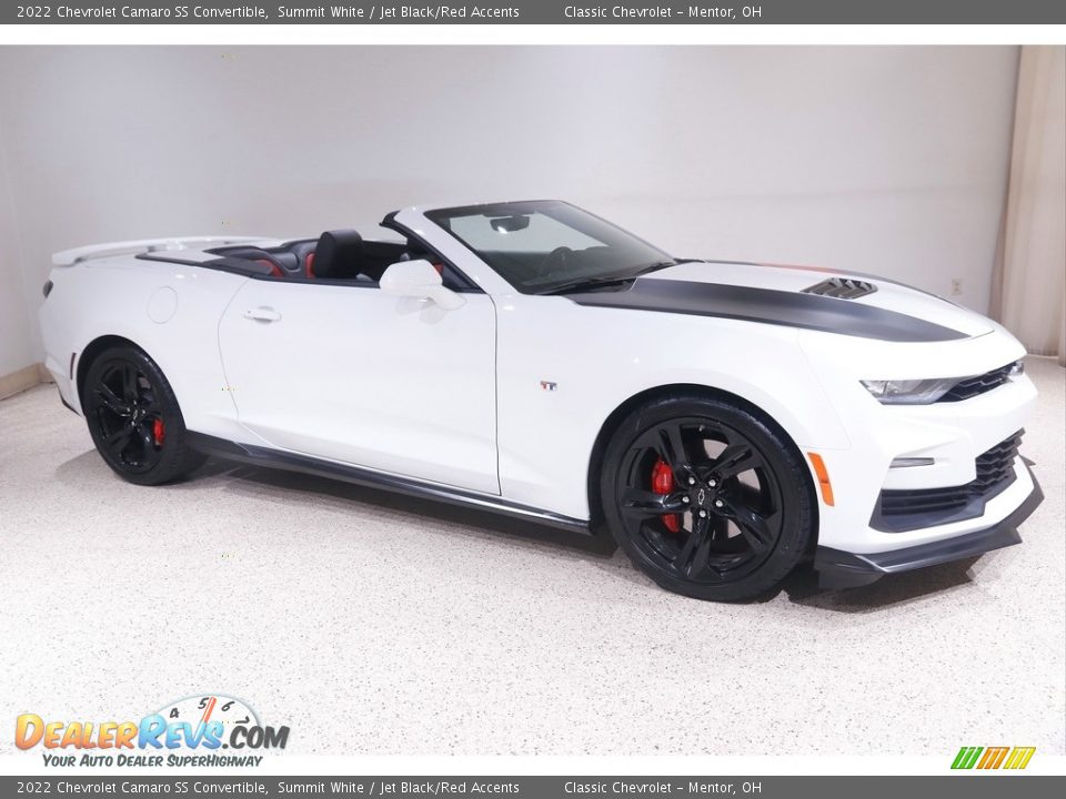 Summit White 2022 Chevrolet Camaro SS Convertible Photo #1