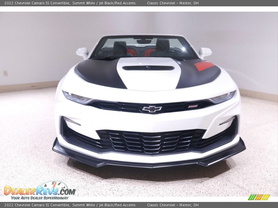 2022 Chevrolet Camaro SS Convertible Summit White / Jet Black/Red Accents Photo #3