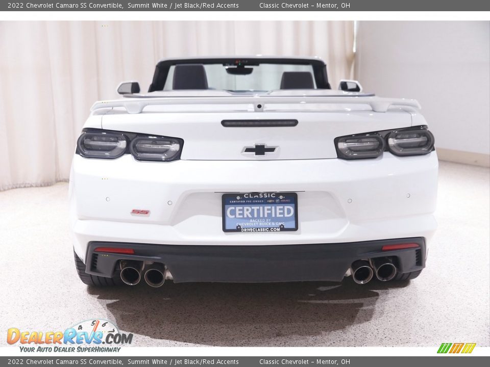2022 Chevrolet Camaro SS Convertible Summit White / Jet Black/Red Accents Photo #23