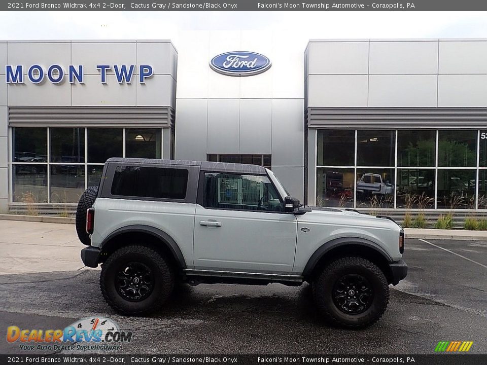 2021 Ford Bronco Wildtrak 4x4 2-Door Cactus Gray / Sandstone/Black Onyx Photo #1