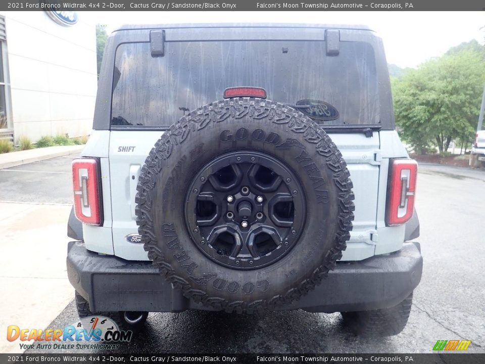 2021 Ford Bronco Wildtrak 4x4 2-Door Cactus Gray / Sandstone/Black Onyx Photo #3