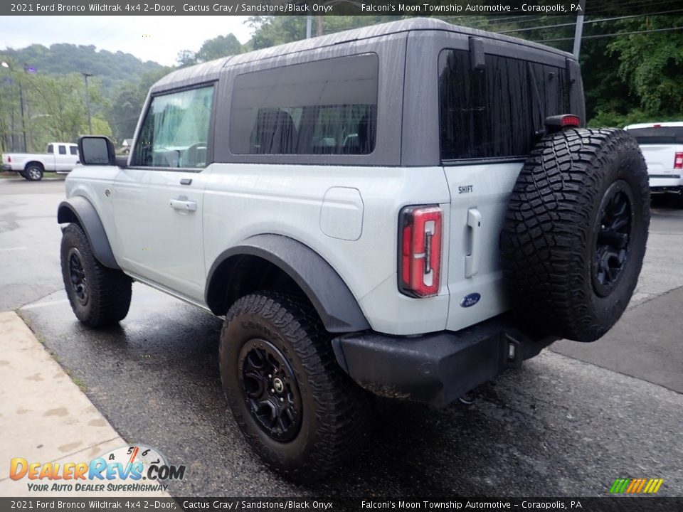 2021 Ford Bronco Wildtrak 4x4 2-Door Cactus Gray / Sandstone/Black Onyx Photo #5