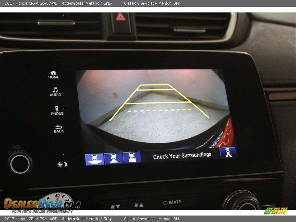 2017 Honda CR-V EX-L AWD Modern Steel Metallic / Gray Photo #11