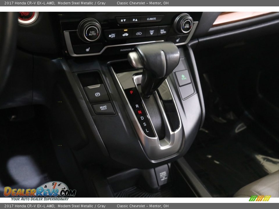 2017 Honda CR-V EX-L AWD Modern Steel Metallic / Gray Photo #12