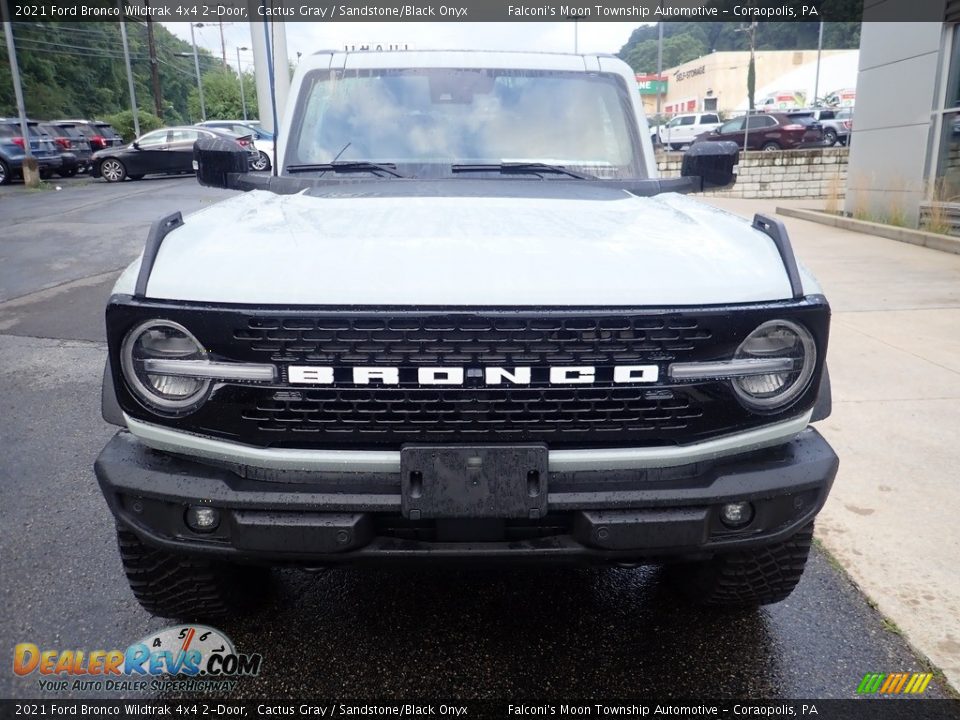 2021 Ford Bronco Wildtrak 4x4 2-Door Cactus Gray / Sandstone/Black Onyx Photo #8