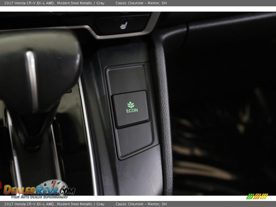 2017 Honda CR-V EX-L AWD Modern Steel Metallic / Gray Photo #13