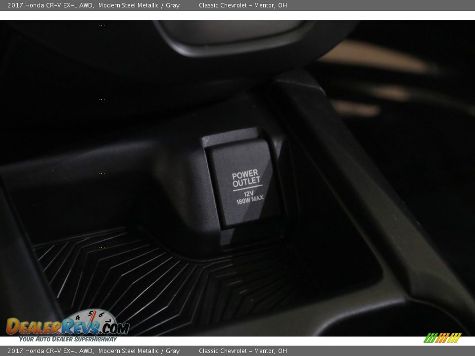 2017 Honda CR-V EX-L AWD Modern Steel Metallic / Gray Photo #15
