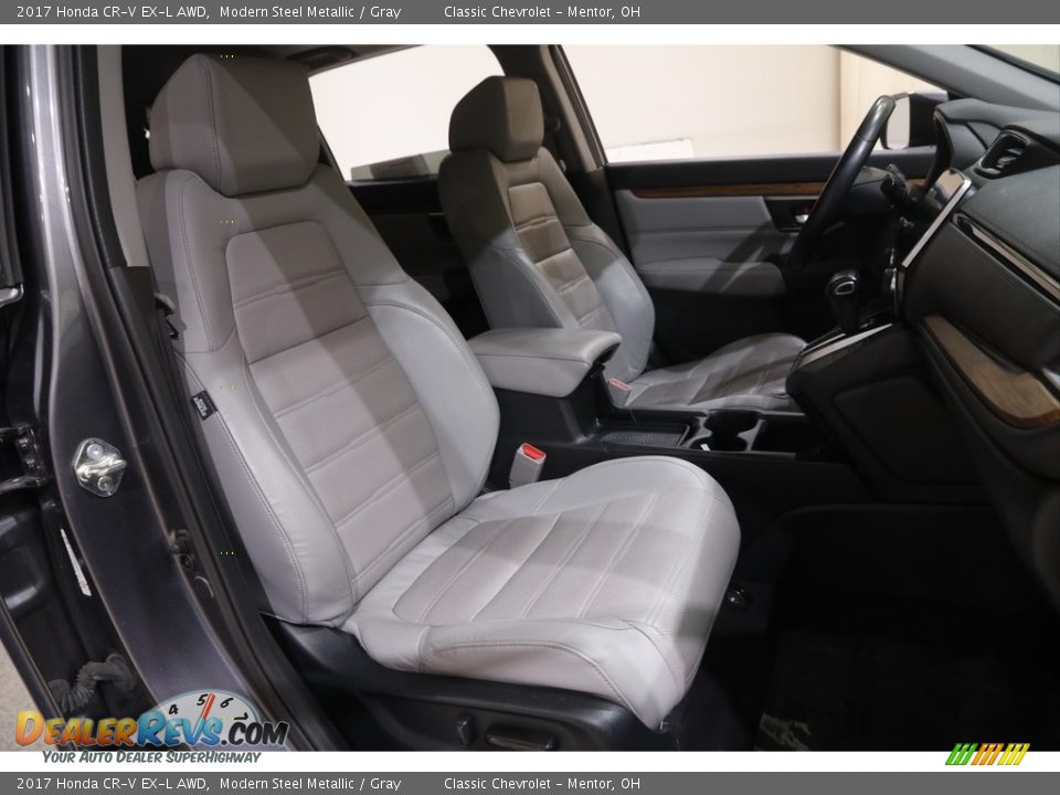 2017 Honda CR-V EX-L AWD Modern Steel Metallic / Gray Photo #16