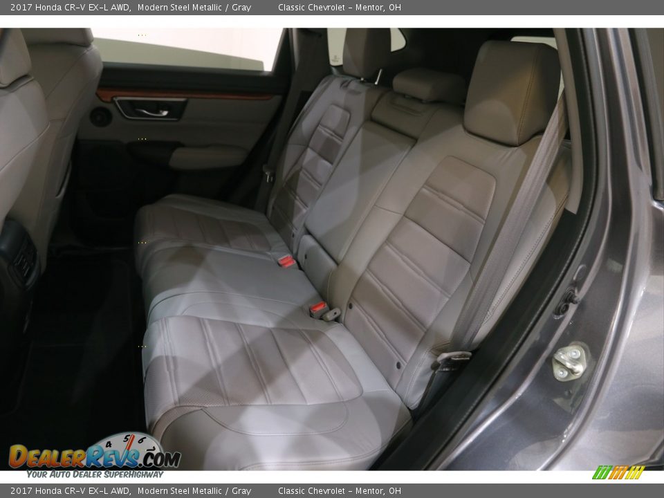 2017 Honda CR-V EX-L AWD Modern Steel Metallic / Gray Photo #18