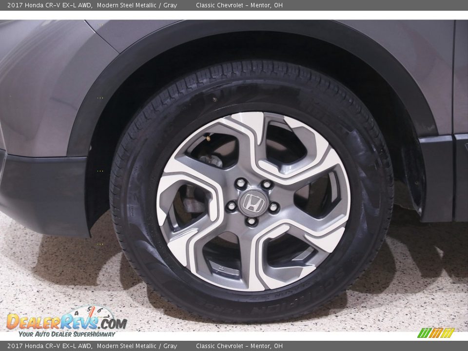 2017 Honda CR-V EX-L AWD Modern Steel Metallic / Gray Photo #21