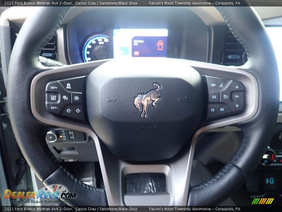2021 Ford Bronco Wildtrak 4x4 2-Door Steering Wheel Photo #22