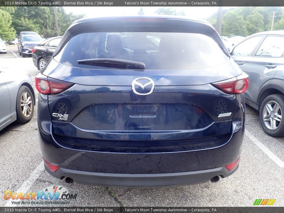 2019 Mazda CX-5 Touring AWD Eternal Blue Mica / Silk Beige Photo #3