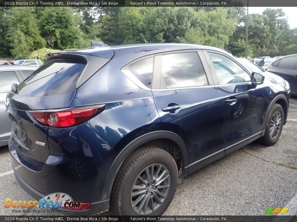 2019 Mazda CX-5 Touring AWD Eternal Blue Mica / Silk Beige Photo #4