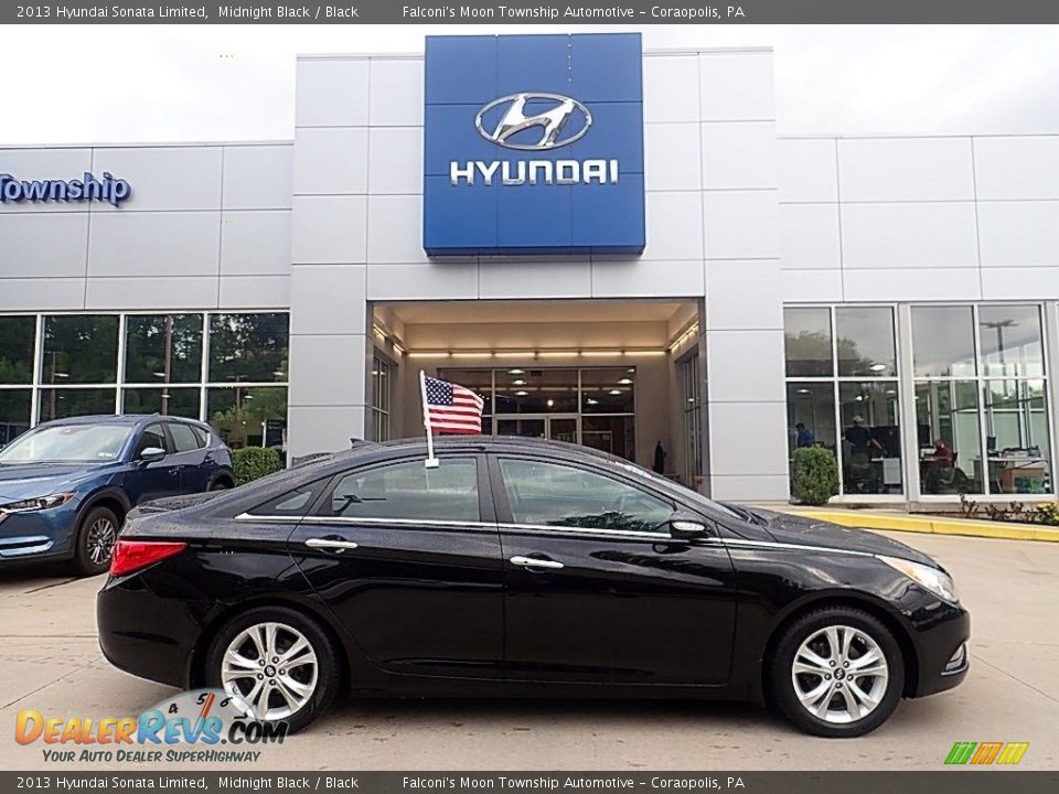 2013 Hyundai Sonata Limited Midnight Black / Black Photo #1