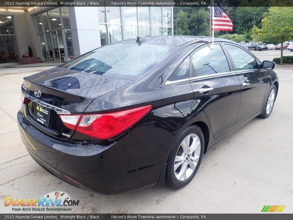 2013 Hyundai Sonata Limited Midnight Black / Black Photo #2