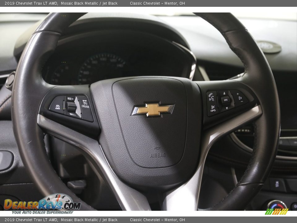 2019 Chevrolet Trax LT AWD Mosaic Black Metallic / Jet Black Photo #7