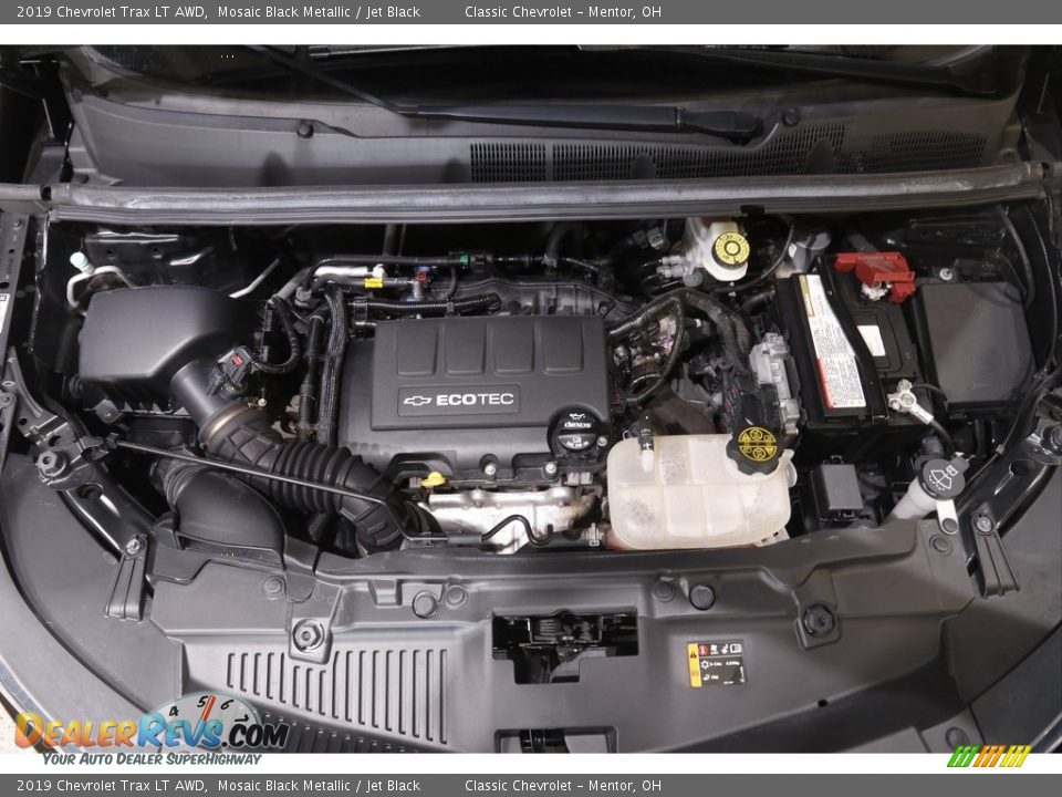 2019 Chevrolet Trax LT AWD Mosaic Black Metallic / Jet Black Photo #18