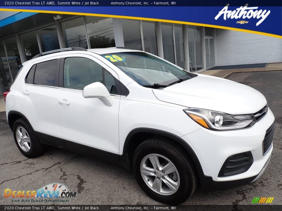 2020 Chevrolet Trax LT AWD Summit White / Jet Black Photo #1