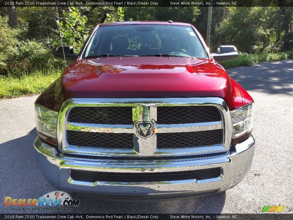 2018 Ram 2500 Tradesman Crew Cab 4x4 Delmonico Red Pearl / Black/Diesel Gray Photo #4