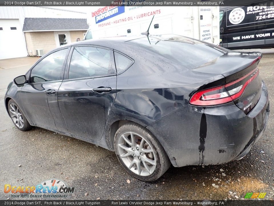 2014 Dodge Dart SXT Pitch Black / Black/Light Tungsten Photo #2