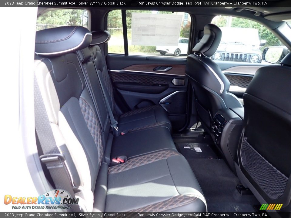 Rear Seat of 2023 Jeep Grand Cherokee Summit 4x4 Photo #11