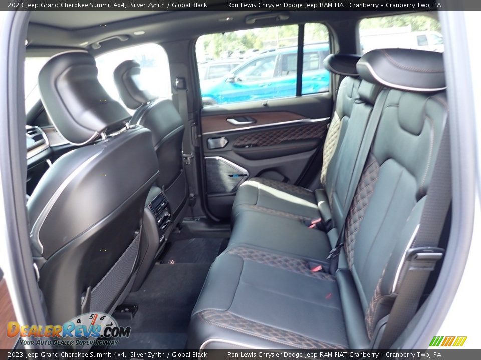 Rear Seat of 2023 Jeep Grand Cherokee Summit 4x4 Photo #12