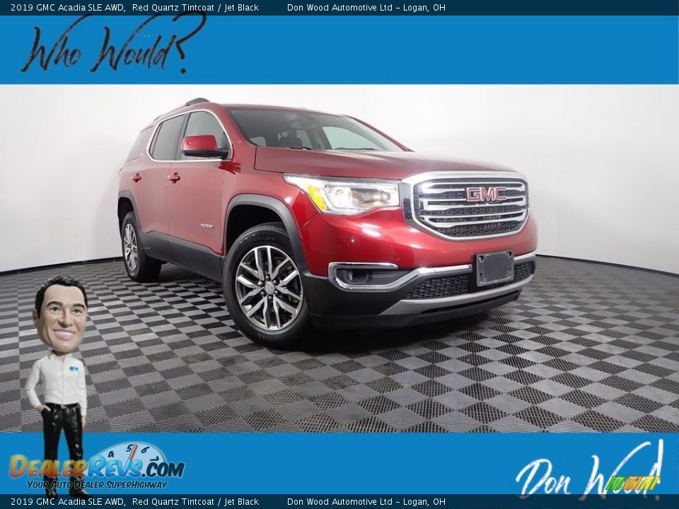 2019 GMC Acadia SLE AWD Red Quartz Tintcoat / Jet Black Photo #1