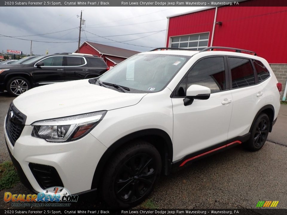 2020 Subaru Forester 2.5i Sport Crystal White Pearl / Black Photo #1