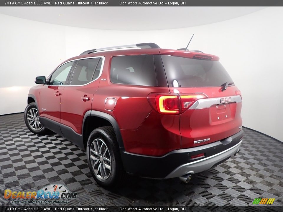 2019 GMC Acadia SLE AWD Red Quartz Tintcoat / Jet Black Photo #7