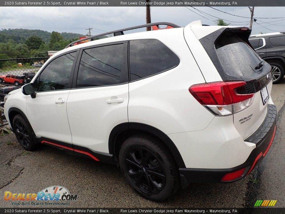 2020 Subaru Forester 2.5i Sport Crystal White Pearl / Black Photo #2