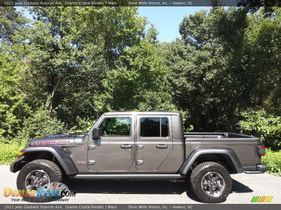 2022 Jeep Gladiator Rubicon 4x4 Granite Crystal Metallic / Black Photo #1