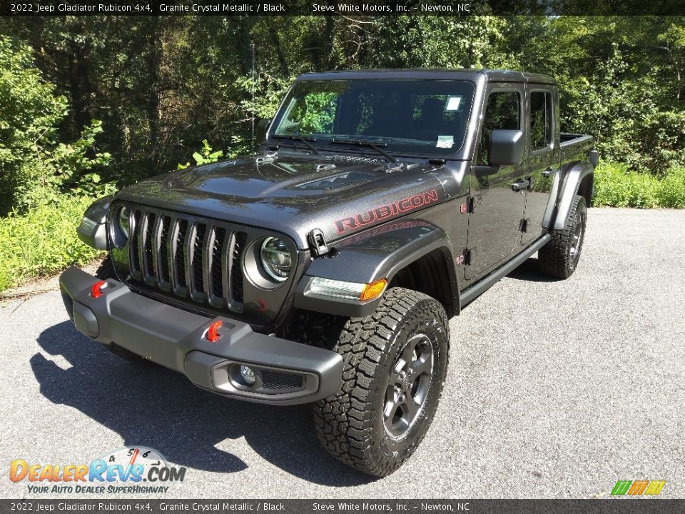 2022 Jeep Gladiator Rubicon 4x4 Granite Crystal Metallic / Black Photo #2