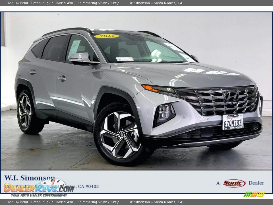 2022 Hyundai Tucson Plug-In Hybrid AWD Shimmering Silver / Gray Photo #1