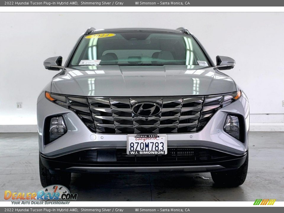 2022 Hyundai Tucson Plug-In Hybrid AWD Shimmering Silver / Gray Photo #2