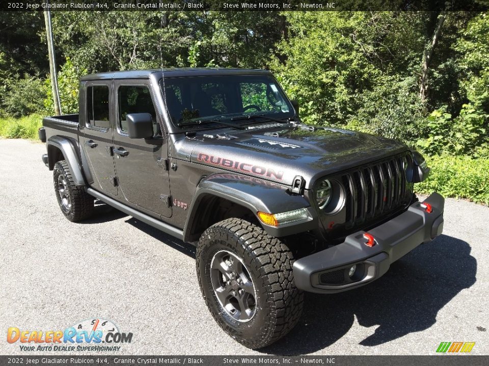 2022 Jeep Gladiator Rubicon 4x4 Granite Crystal Metallic / Black Photo #4