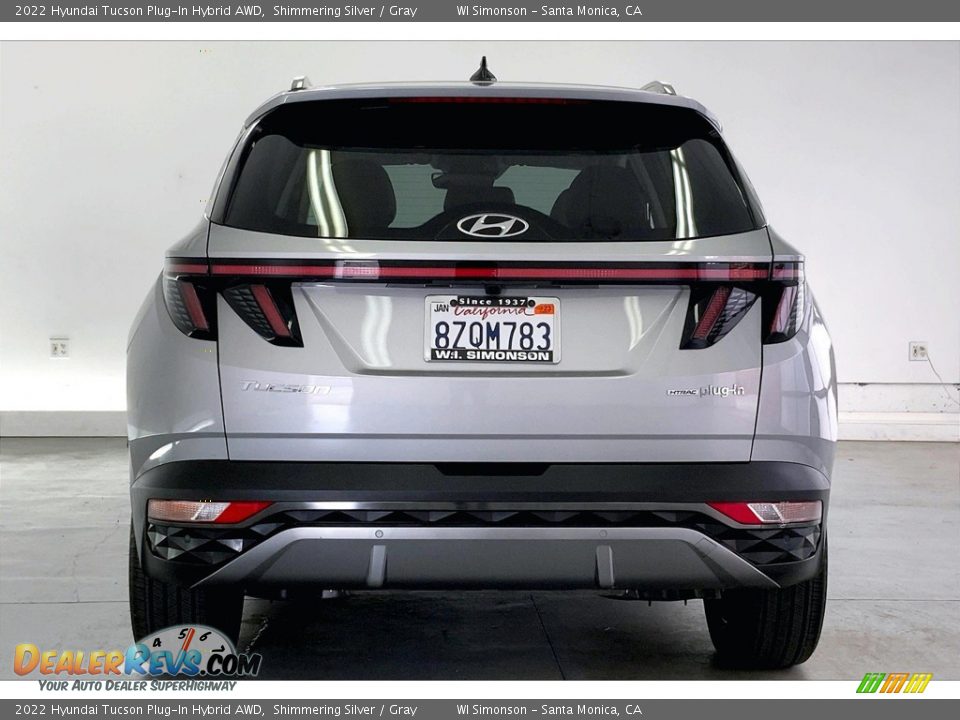 2022 Hyundai Tucson Plug-In Hybrid AWD Shimmering Silver / Gray Photo #3