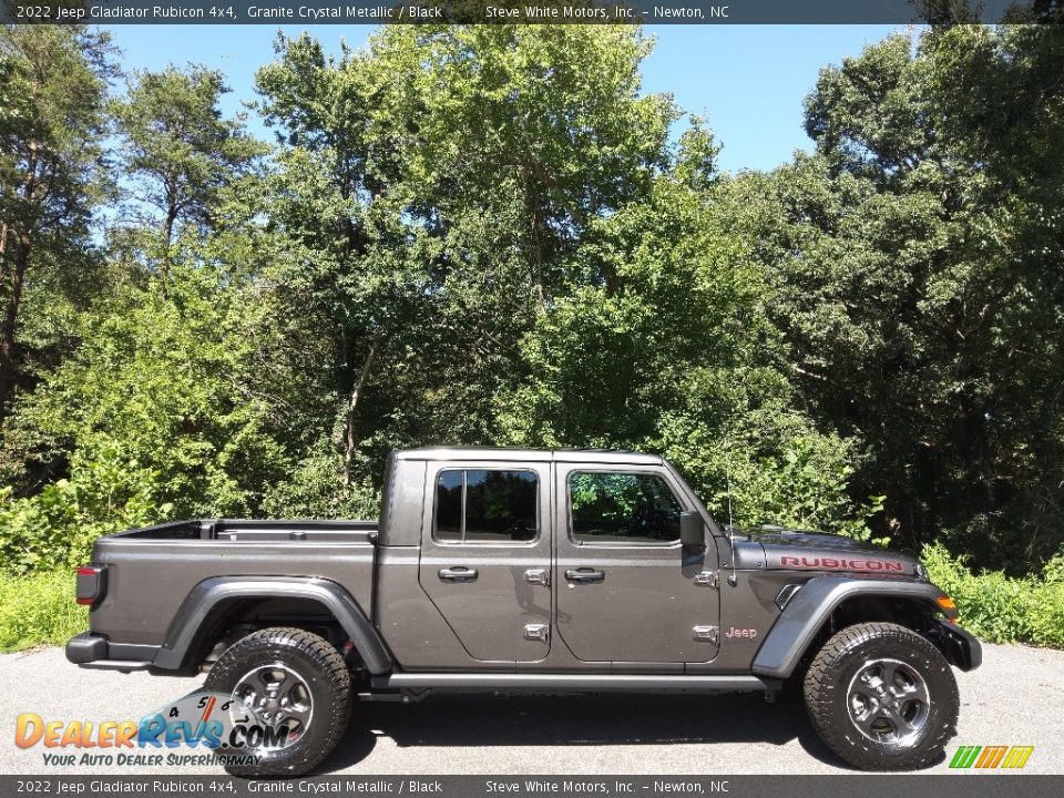 2022 Jeep Gladiator Rubicon 4x4 Granite Crystal Metallic / Black Photo #5