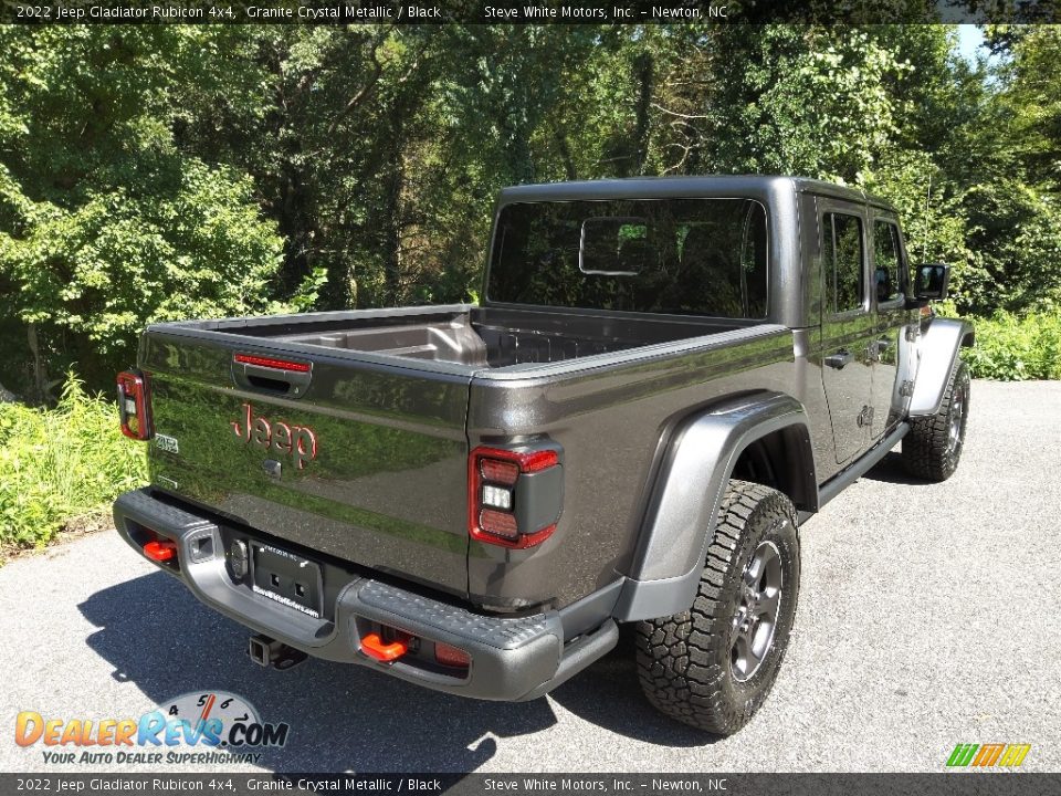 2022 Jeep Gladiator Rubicon 4x4 Granite Crystal Metallic / Black Photo #6