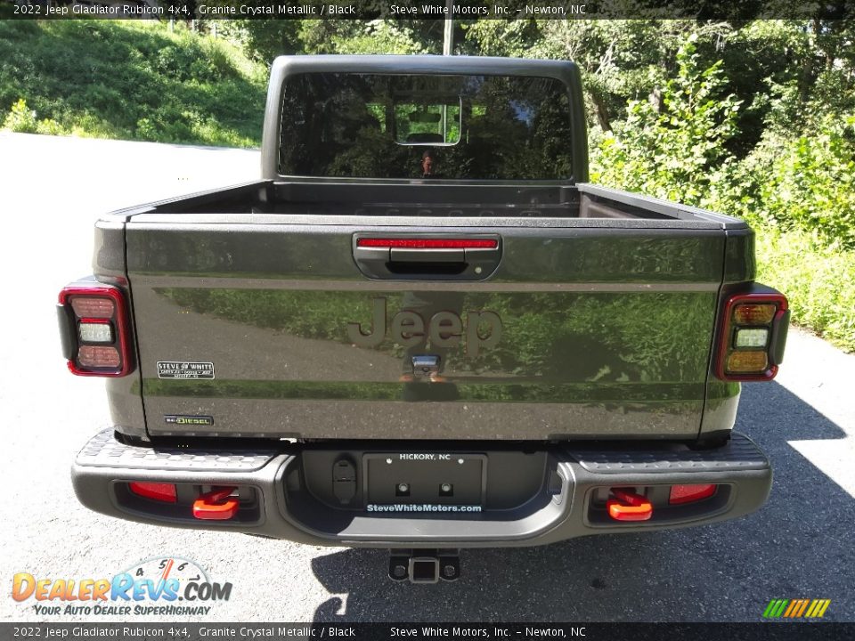 2022 Jeep Gladiator Rubicon 4x4 Granite Crystal Metallic / Black Photo #7