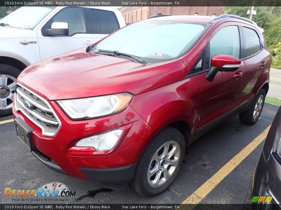 2019 Ford EcoSport SE 4WD Ruby Red Metallic / Ebony Black Photo #1