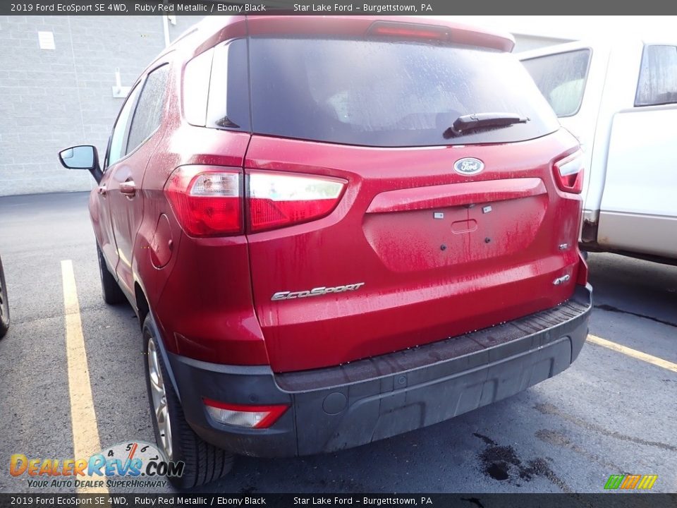 2019 Ford EcoSport SE 4WD Ruby Red Metallic / Ebony Black Photo #2