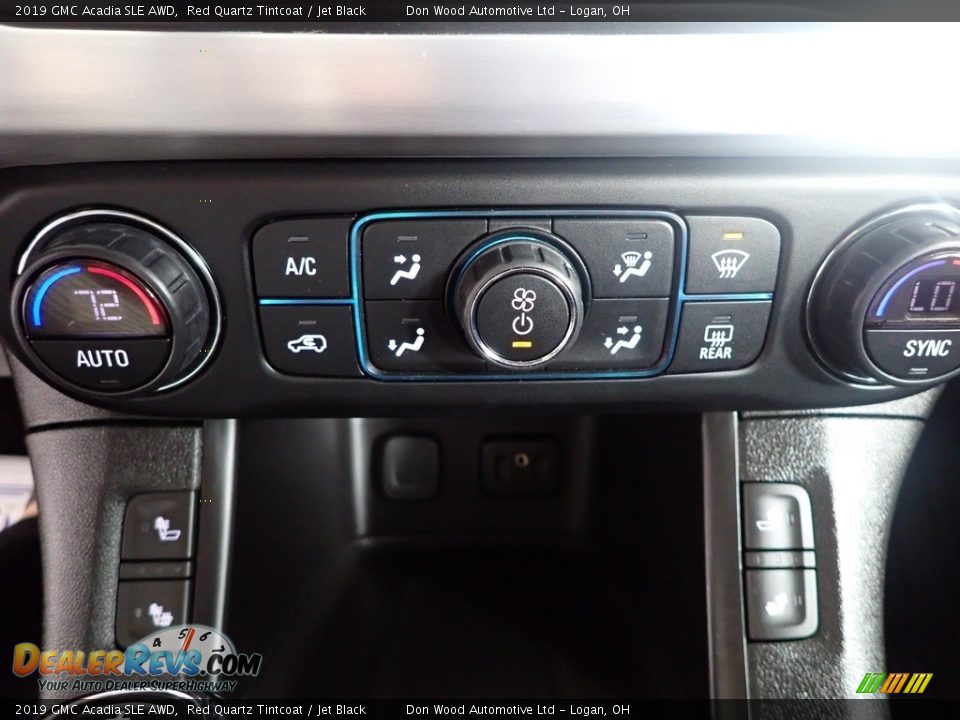 2019 GMC Acadia SLE AWD Red Quartz Tintcoat / Jet Black Photo #20