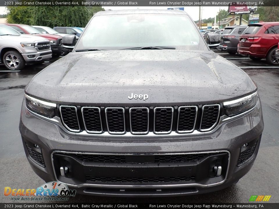 2023 Jeep Grand Cherokee L Overland 4x4 Baltic Gray Metallic / Global Black Photo #9