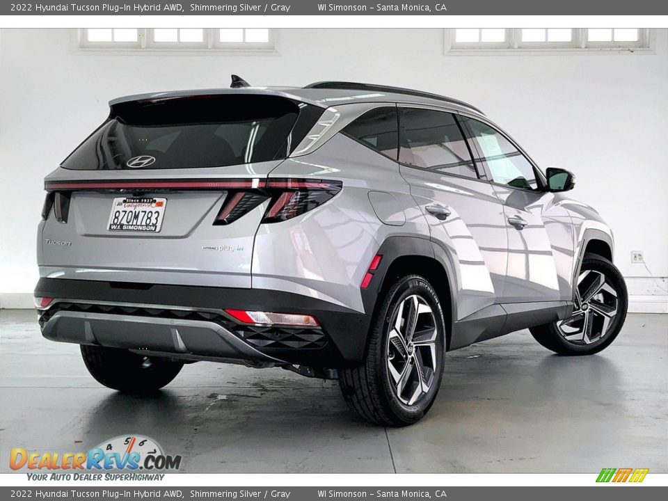 2022 Hyundai Tucson Plug-In Hybrid AWD Shimmering Silver / Gray Photo #13