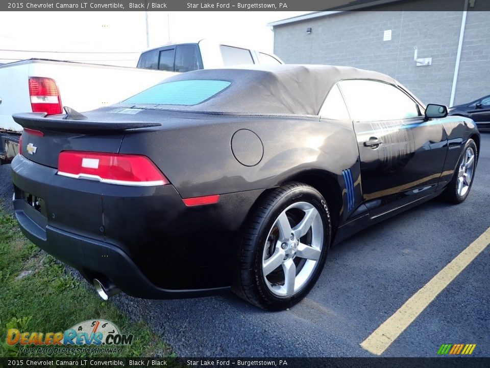 2015 Chevrolet Camaro LT Convertible Black / Black Photo #2