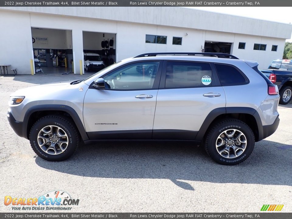 2022 Jeep Cherokee Trailhawk 4x4 Billet Silver Metallic / Black Photo #2