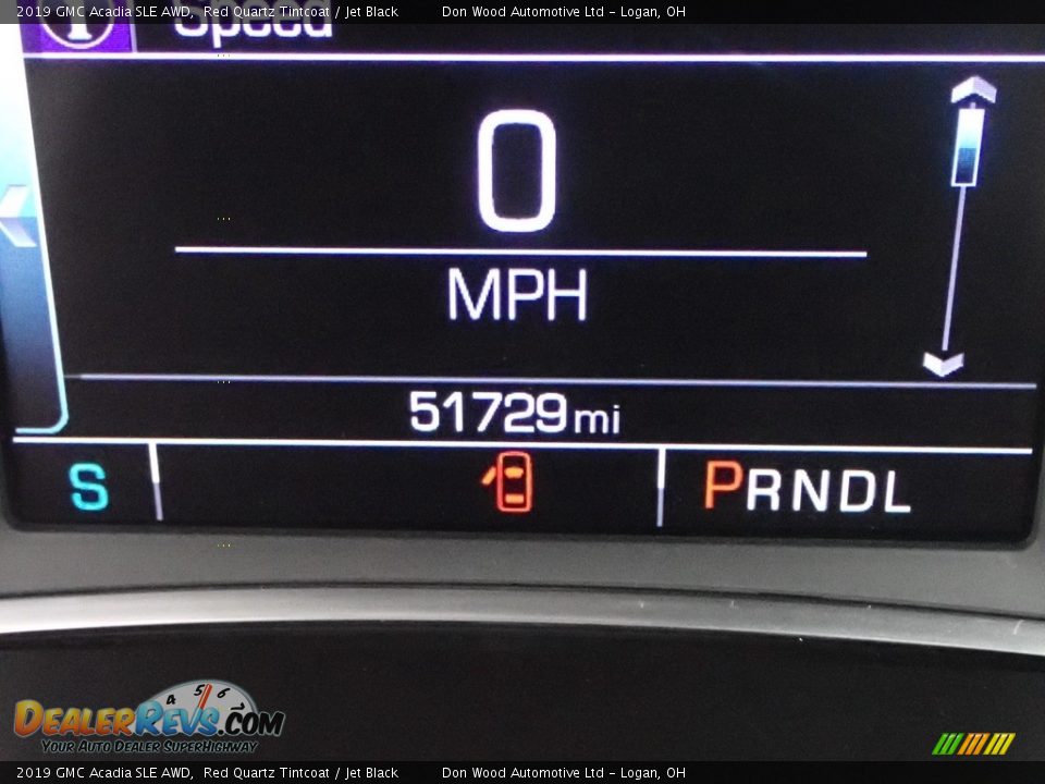 2019 GMC Acadia SLE AWD Red Quartz Tintcoat / Jet Black Photo #34