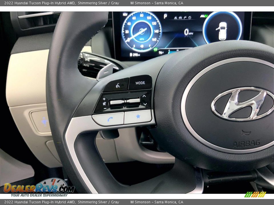 2022 Hyundai Tucson Plug-In Hybrid AWD Steering Wheel Photo #21